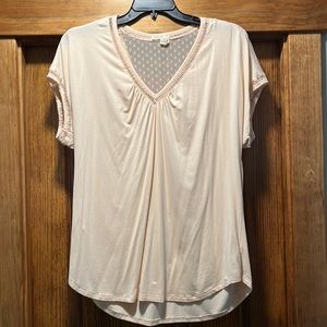 Anthropologie pink shirt